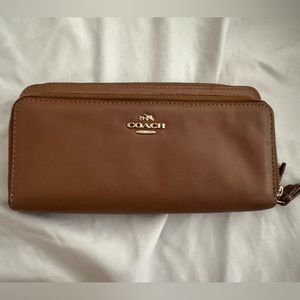 authentic coach wallet